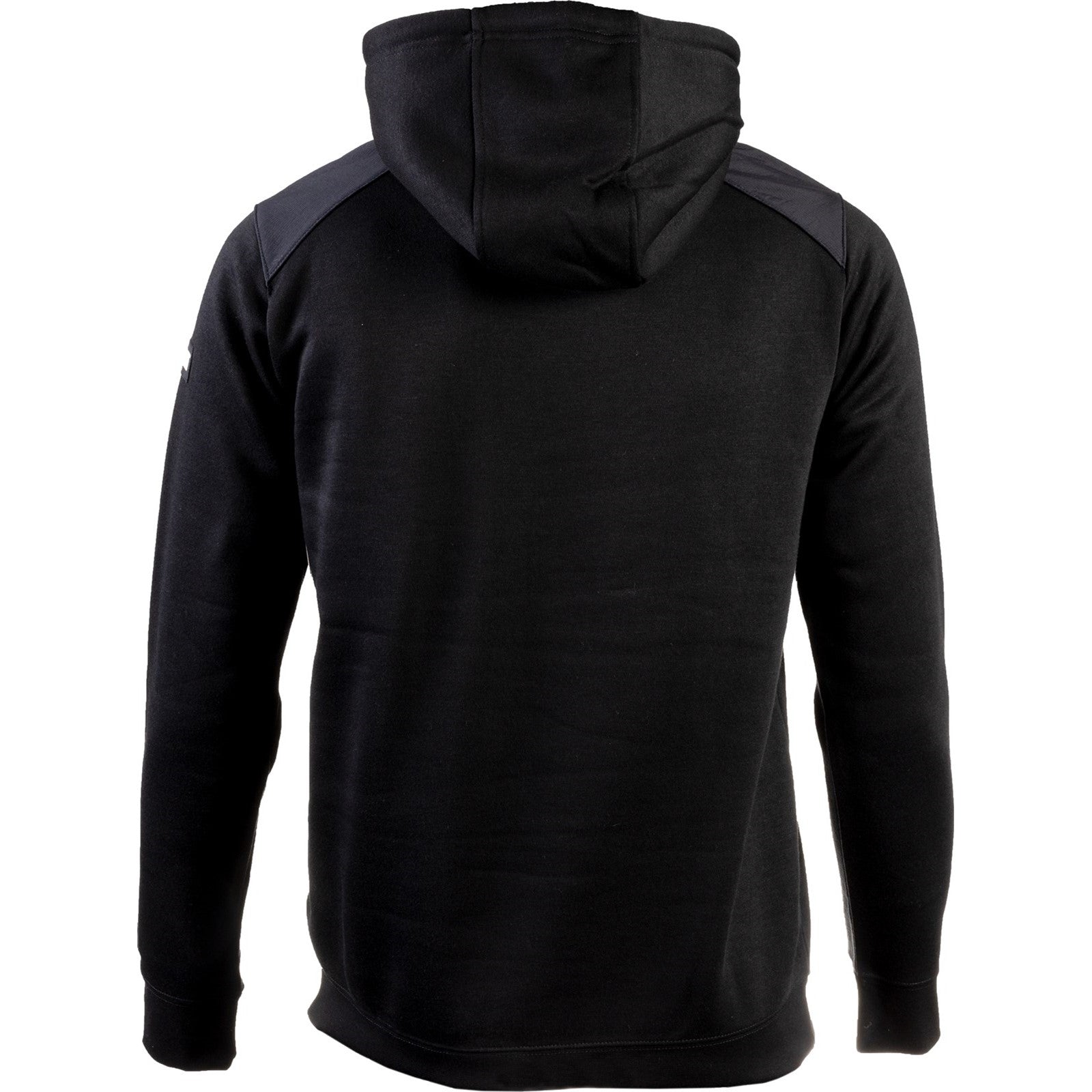 Caterpillar Essentials Hooded Sweatshirt. Black. Rear View 