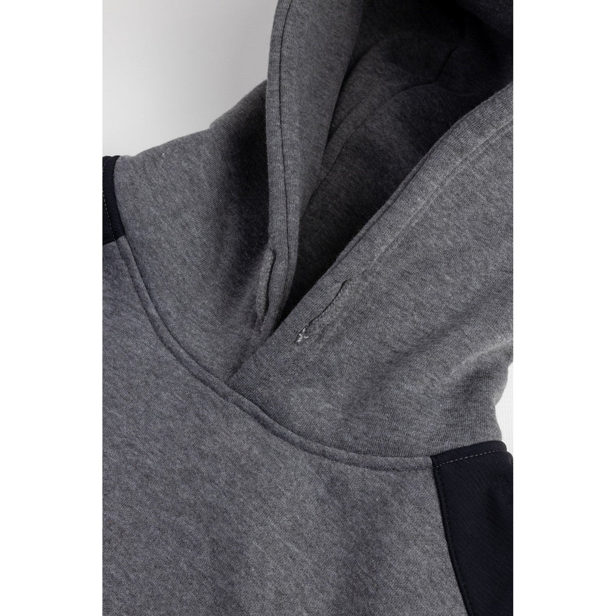 Caterpillar Essentials Hooded Sweatshirt. Dark Heather Grey. Hood 