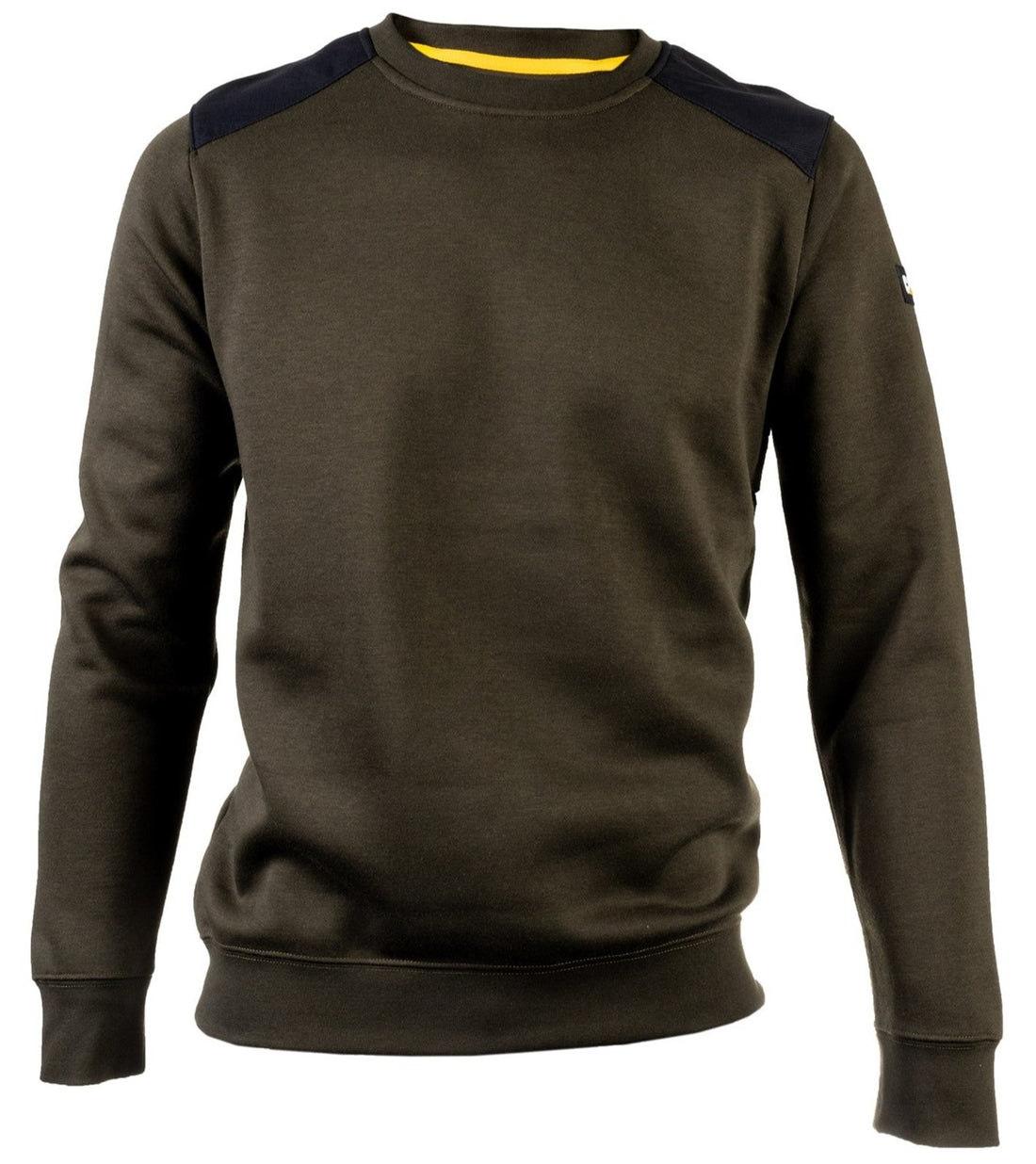 Caterpillar Essentials Crewneck Sweatshirt in Army Moss 