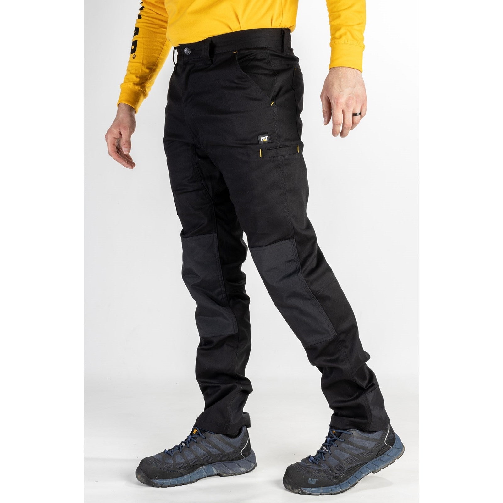 Caterpillar Machine Trousers in Black  