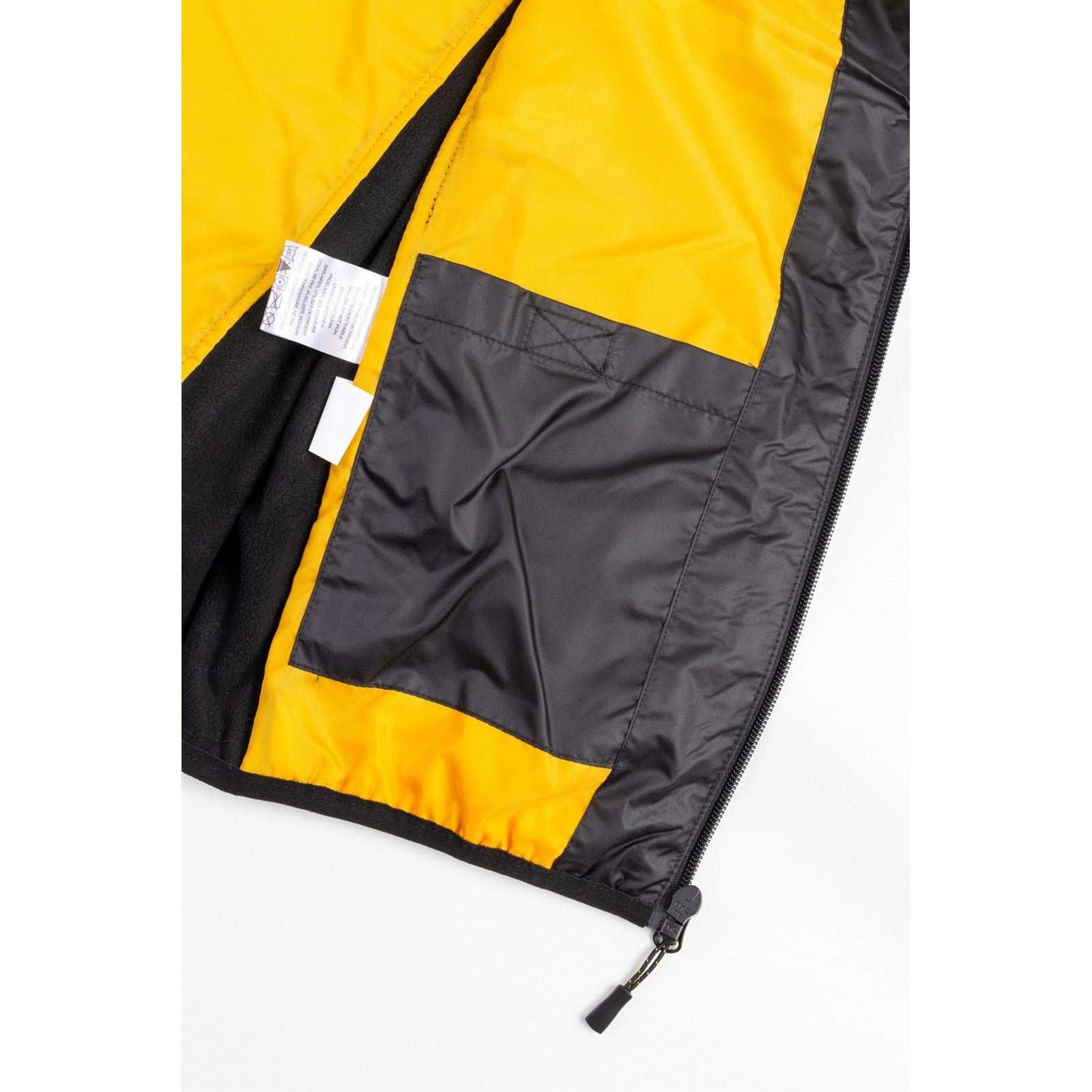 Caterpillar Trades Hybrid Body Warmer in Black/Yellow 