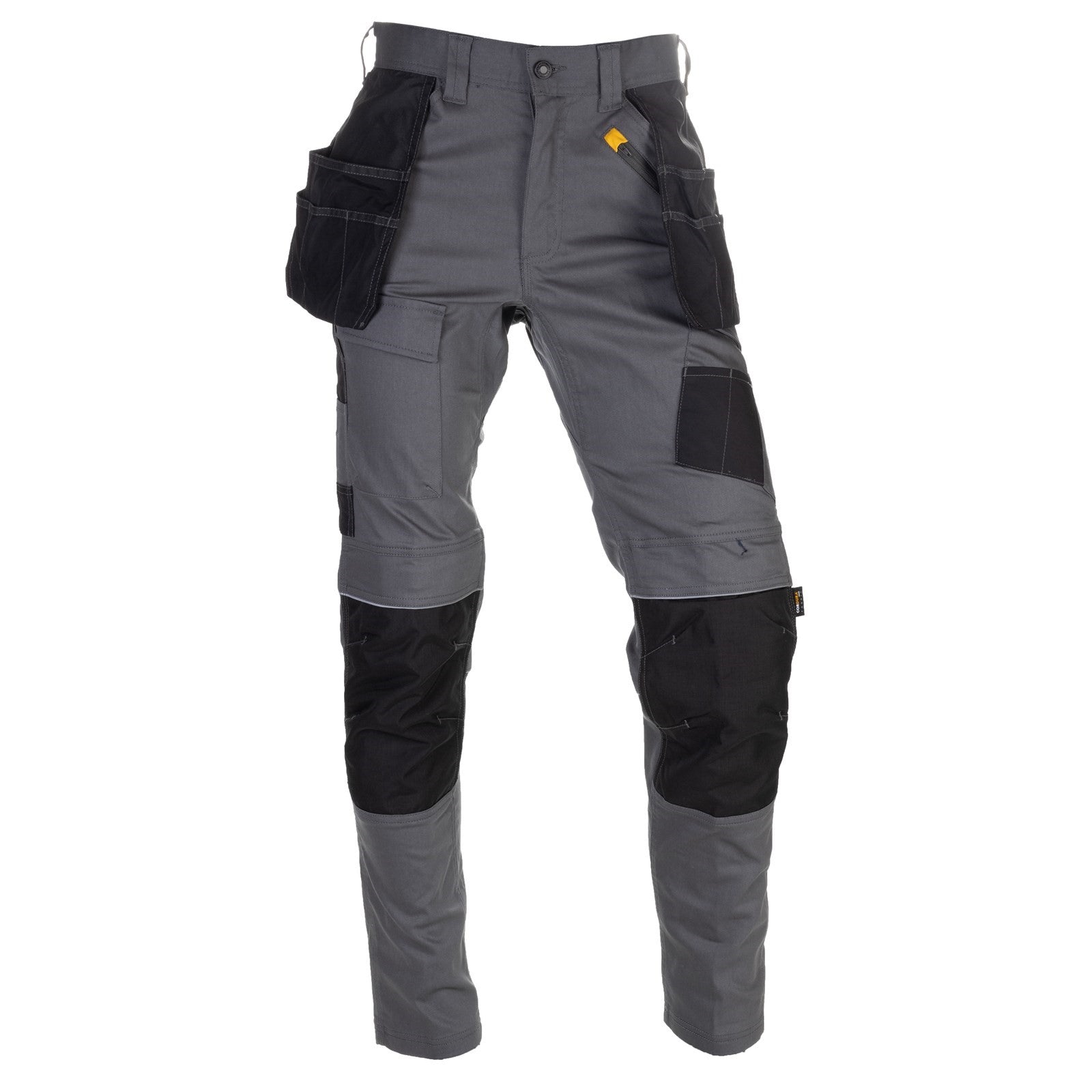 Caterpillar Stretch Pocket Trouser in Dark Shadow Black