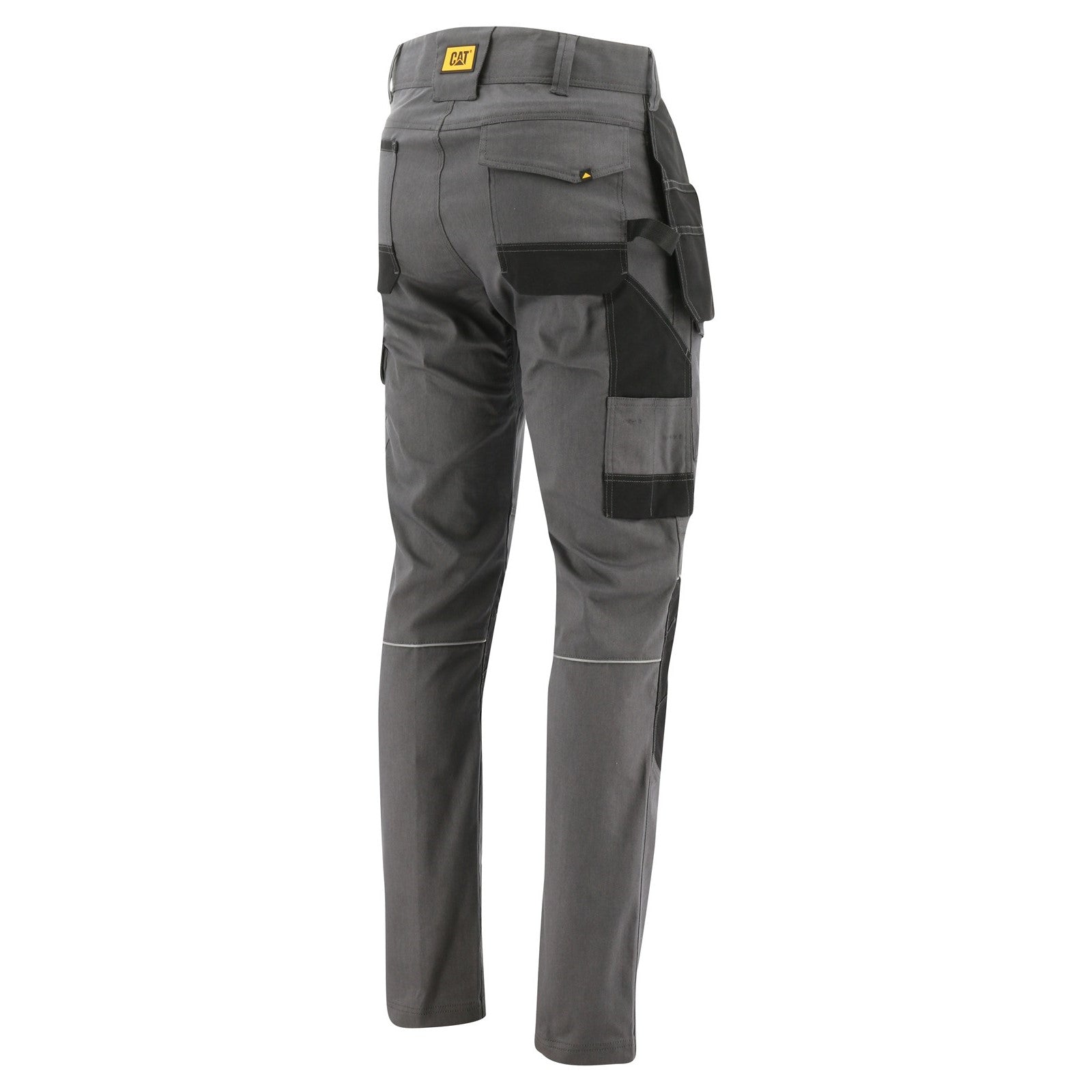 Caterpillar Stretch Pocket Trouser in Dark Shadow Black