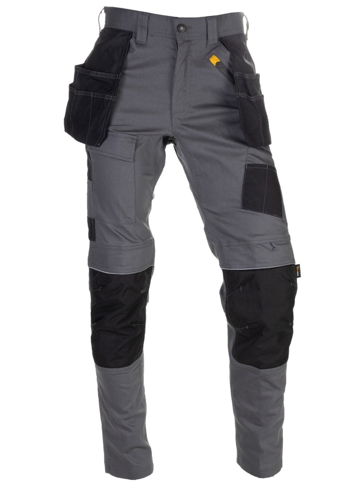 Caterpillar Stretch Pocket Trouser in Dark Shadow Black