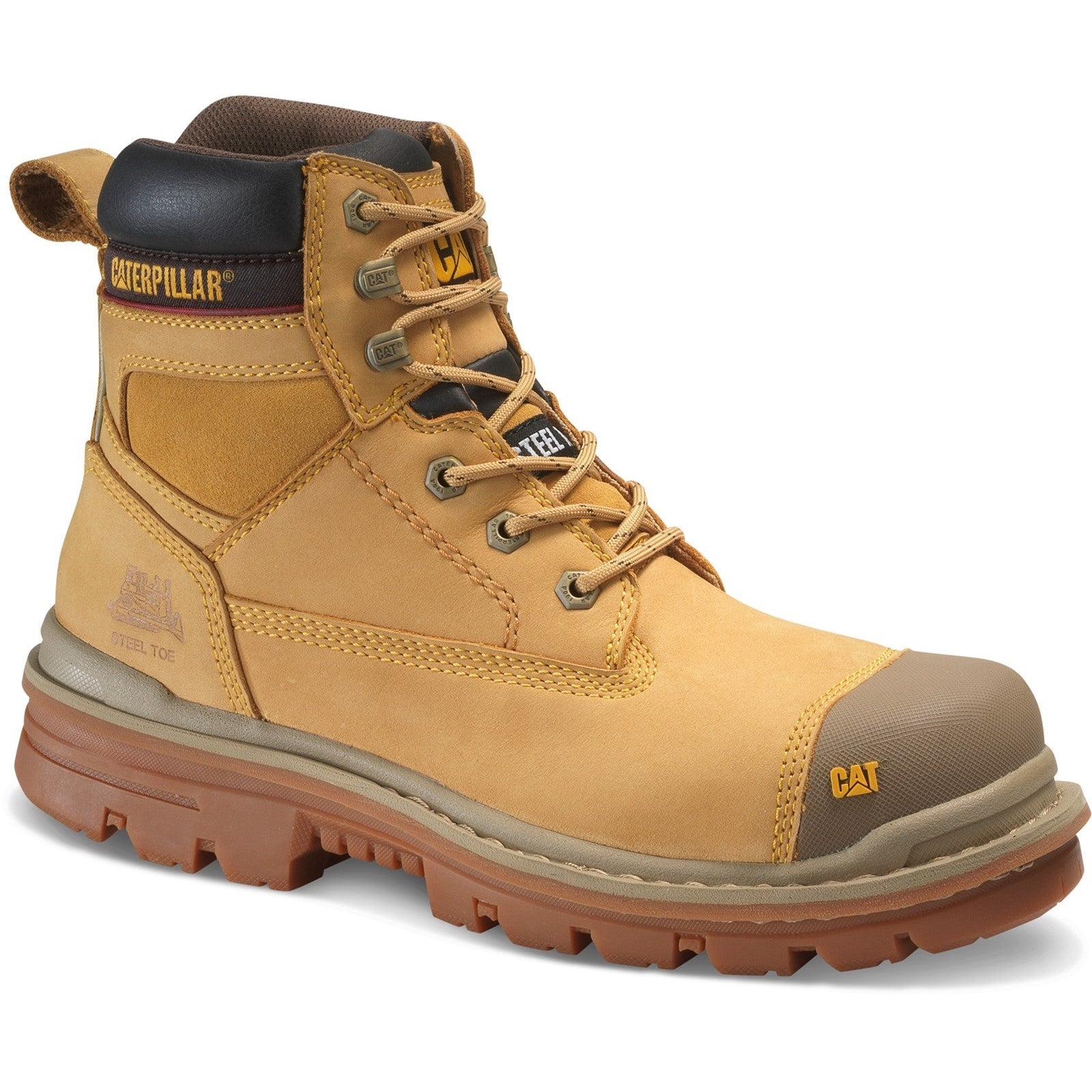 Caterpillar Gravel 6&quot; Safety Boot in Honey 