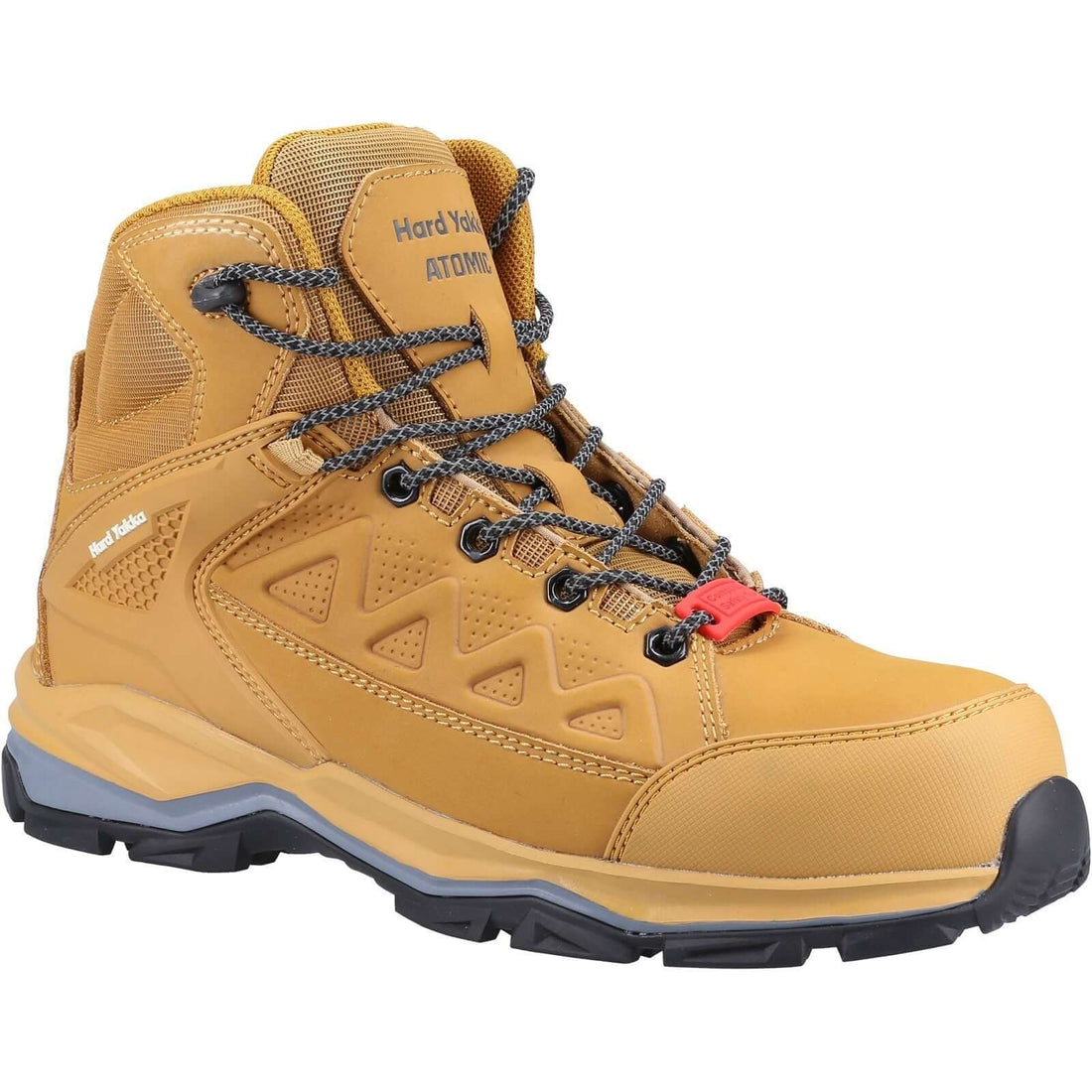 Hard Yakka Atomic PR Hybrid Side Zip Safety Boot in Wheat 