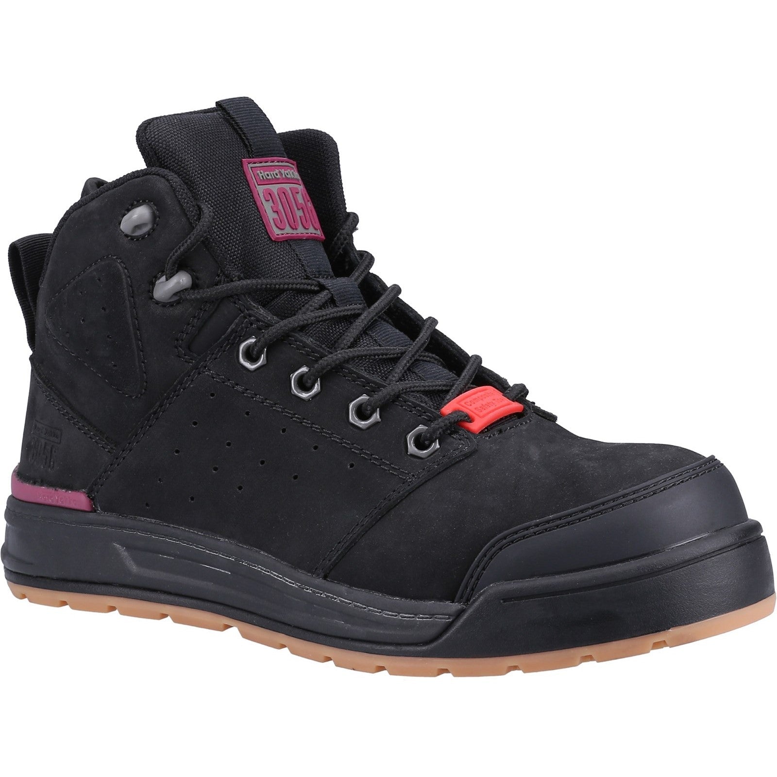 Hard Yakka 3056 PR Side Zip Safety Boot in Black 