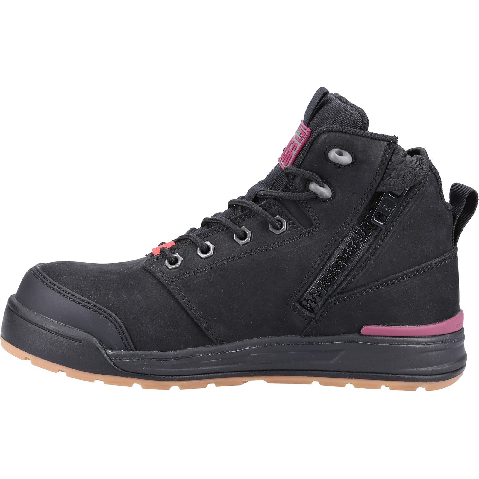 Hard Yakka 3056 PR Side Zip Safety Boot in Black 