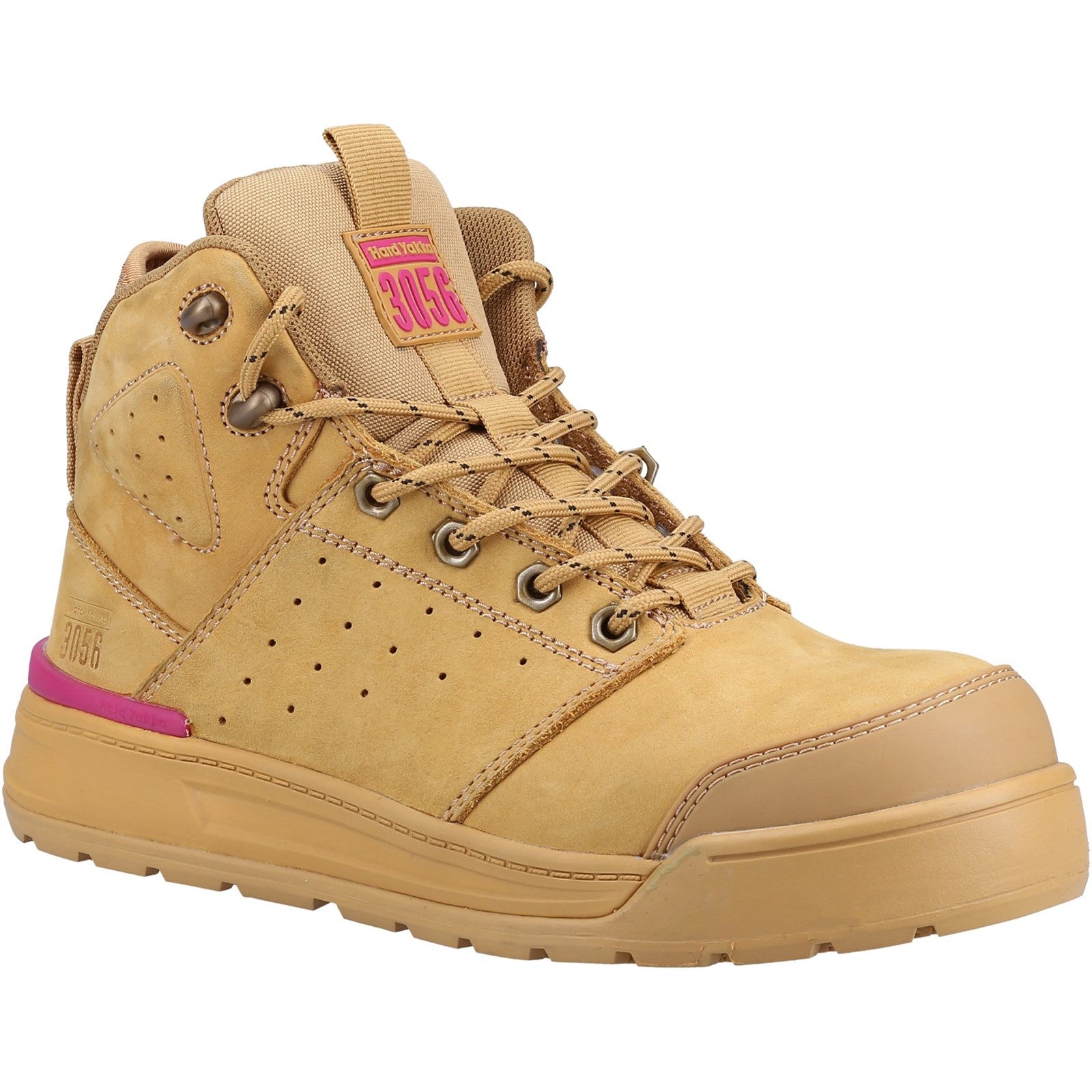 Hard Yakka 3056 PR Side Zip Safety Boot in Wheat 