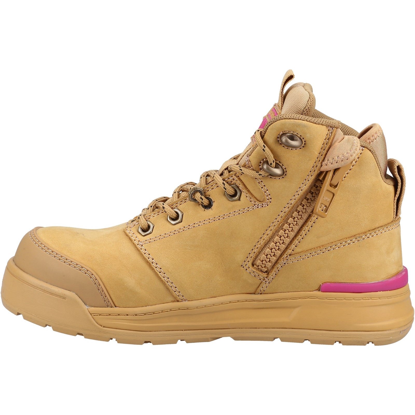 Hard Yakka 3056 PR Side Zip Safety Boot in Wheat 