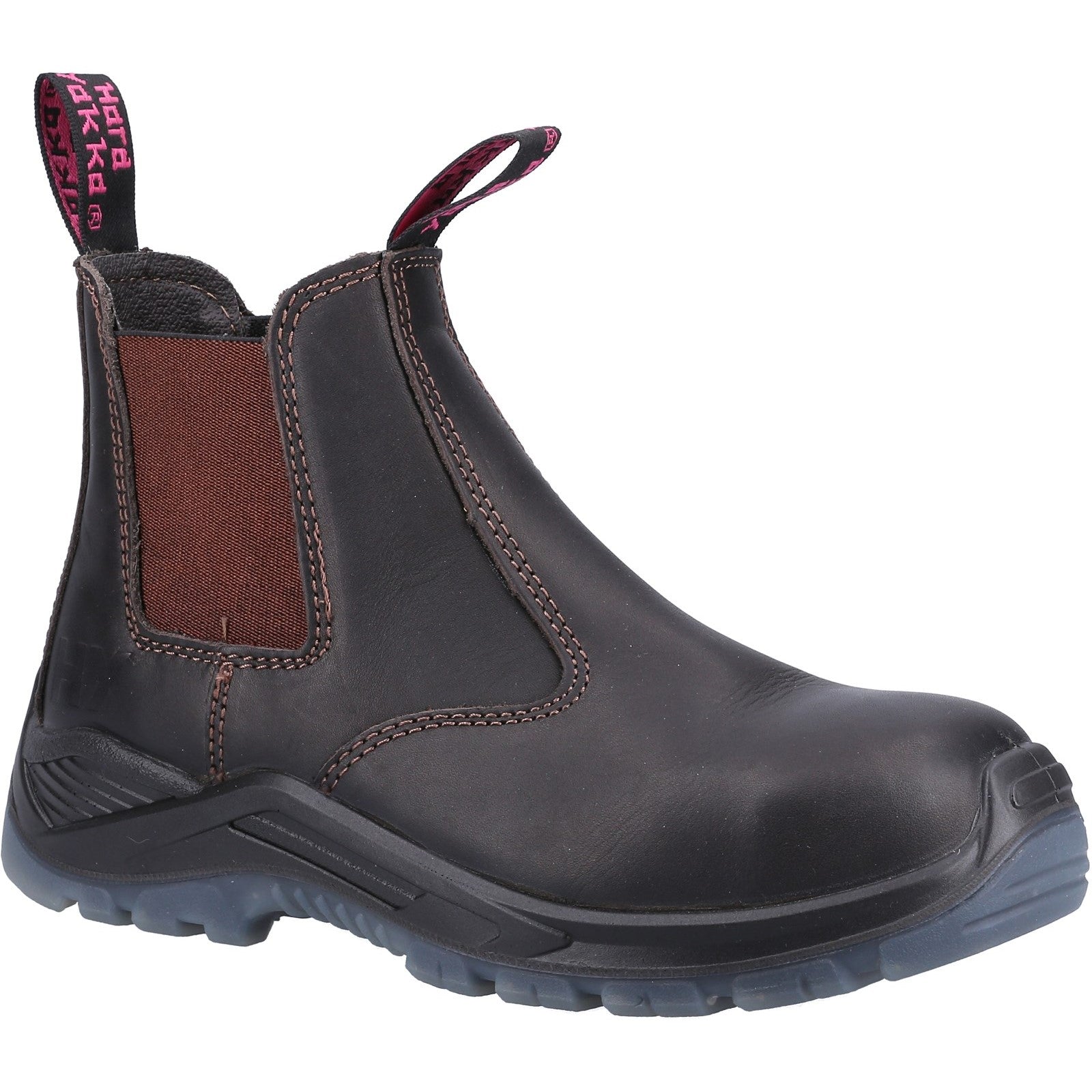 Hard Yakka Banjo Elastic Gusset Safety Boot in Brown