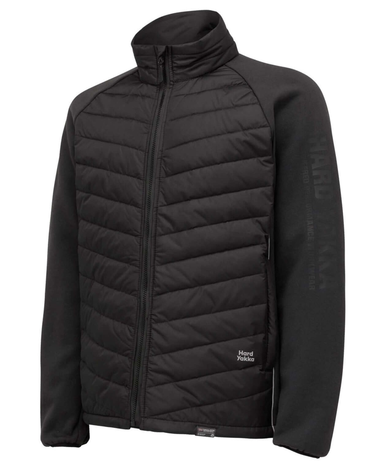 Hard Yakka Apex Hybrid Jacket in Black