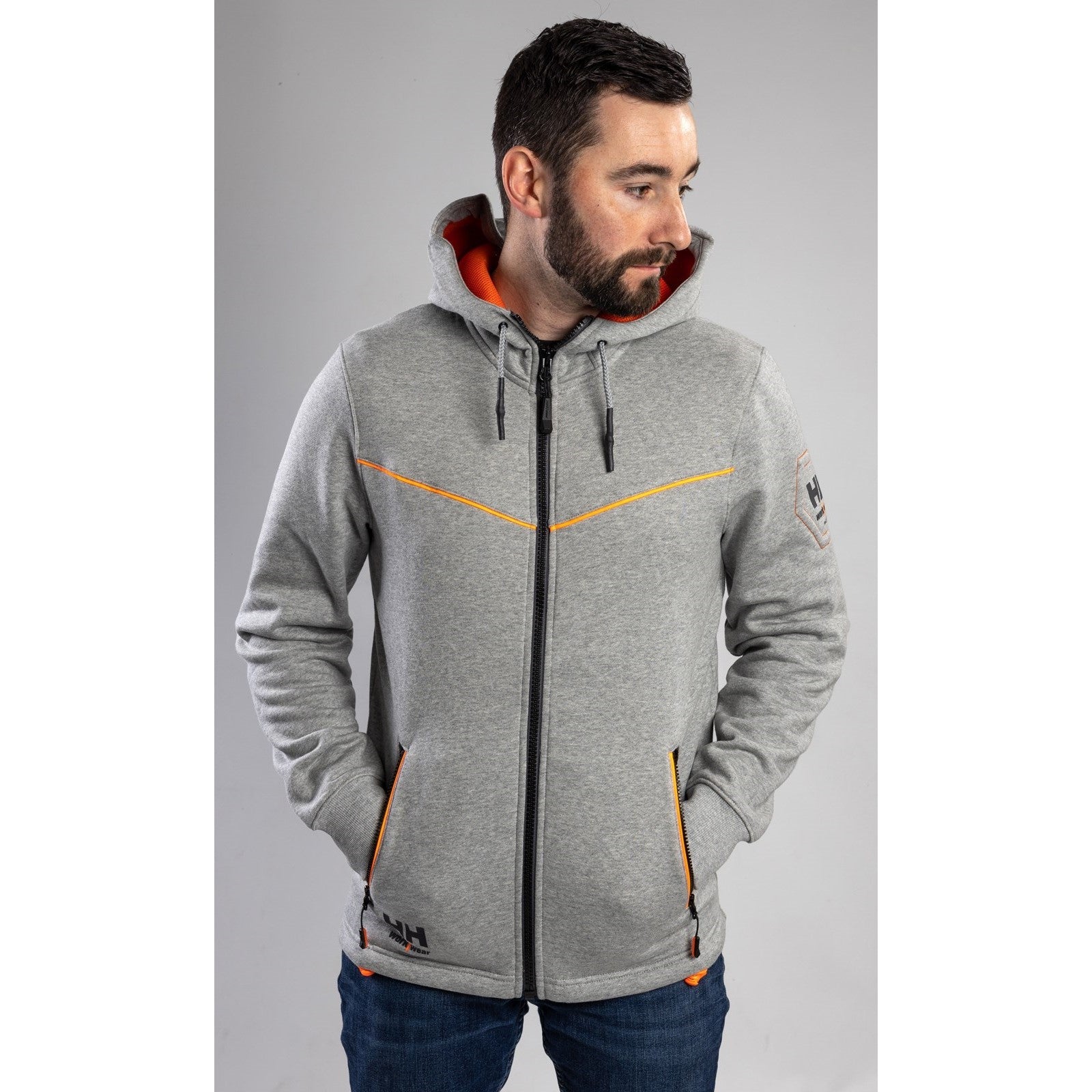 Helly Hansen Chelsea Evolution Hood in Grey Melange 