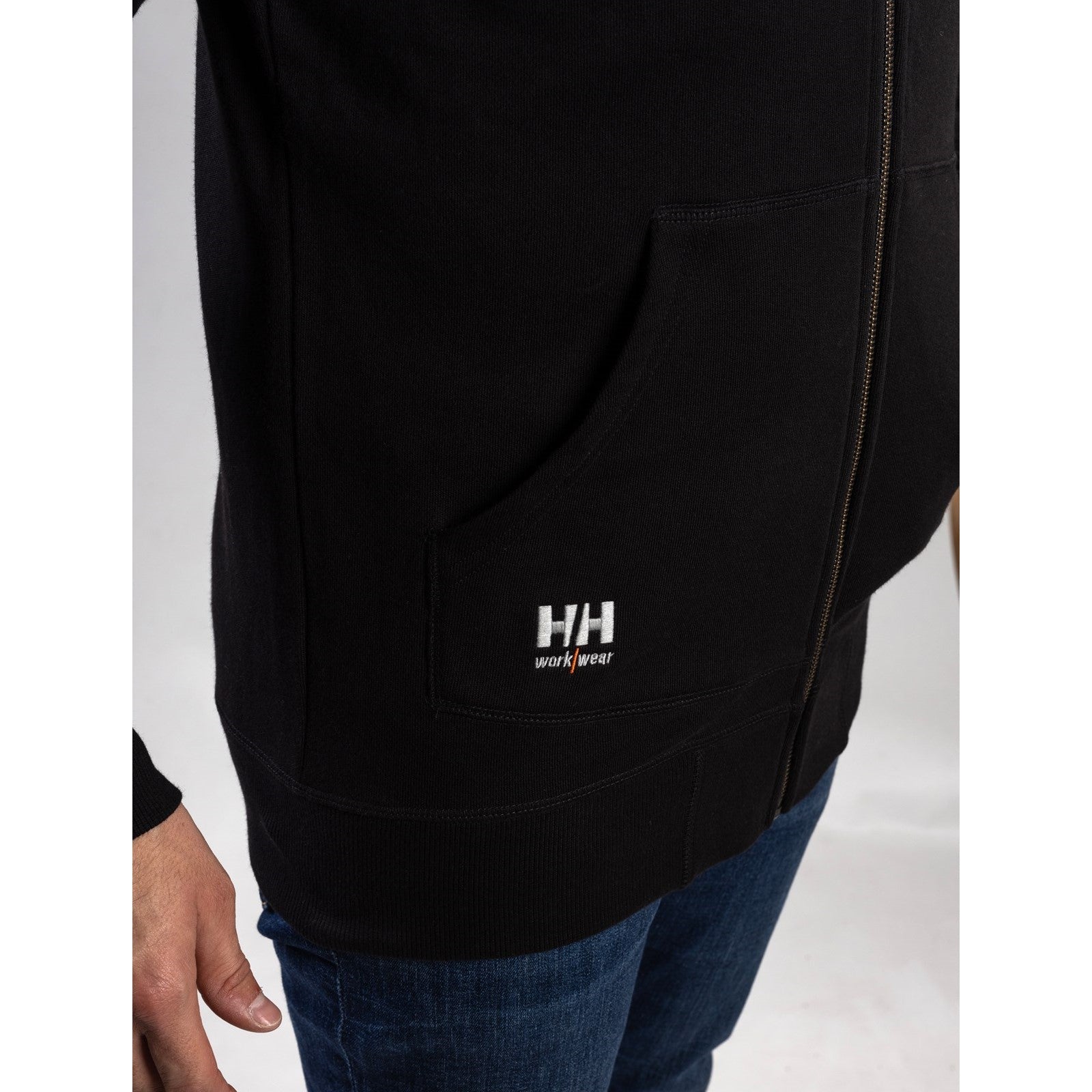 Helly Hansen Oxford Zip Hoodie in Black 