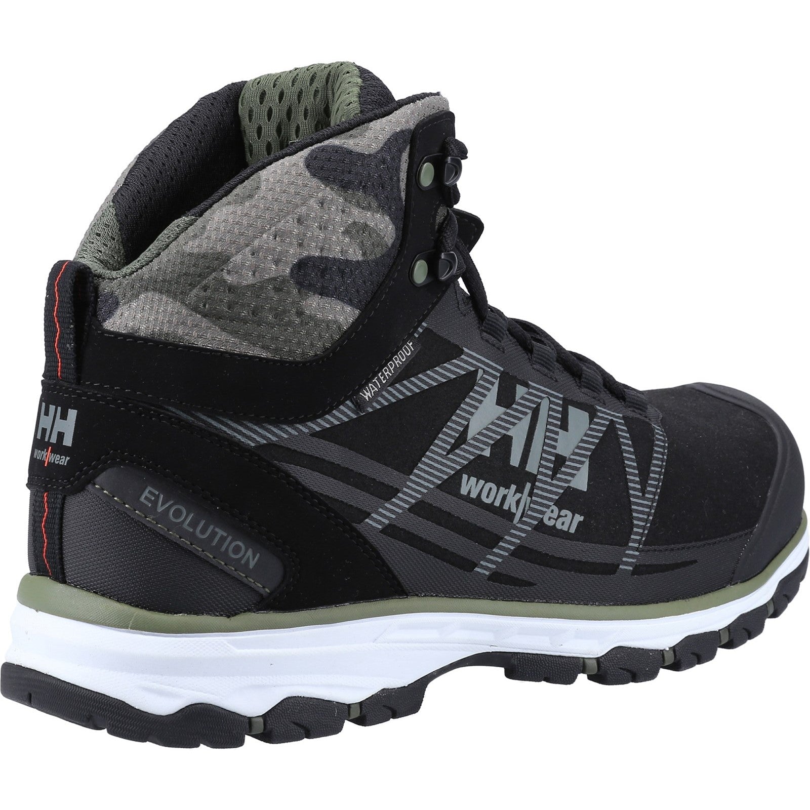 Helly Hansen Chelsea Evolution Mid Safety Boot in Camo 