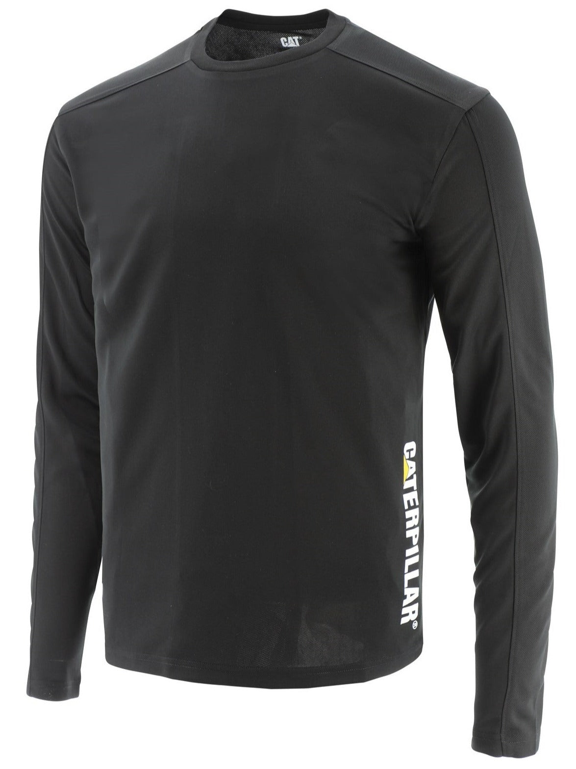 Caterpillar Coolmax Long Sleeve Tee in Black 