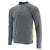 Caterpillar Coolmax Long Sleeve Tee in Eclipse Heather #colour_eclipse-heather