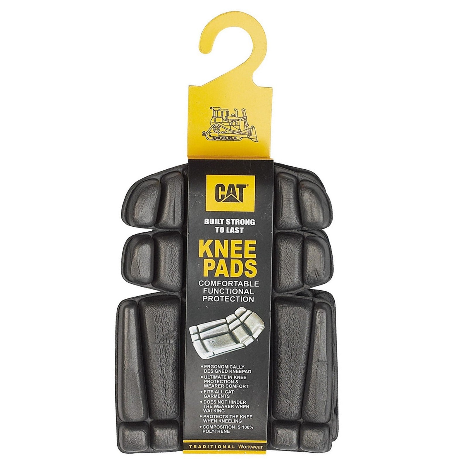 Caterpillar Knee Pads in Black