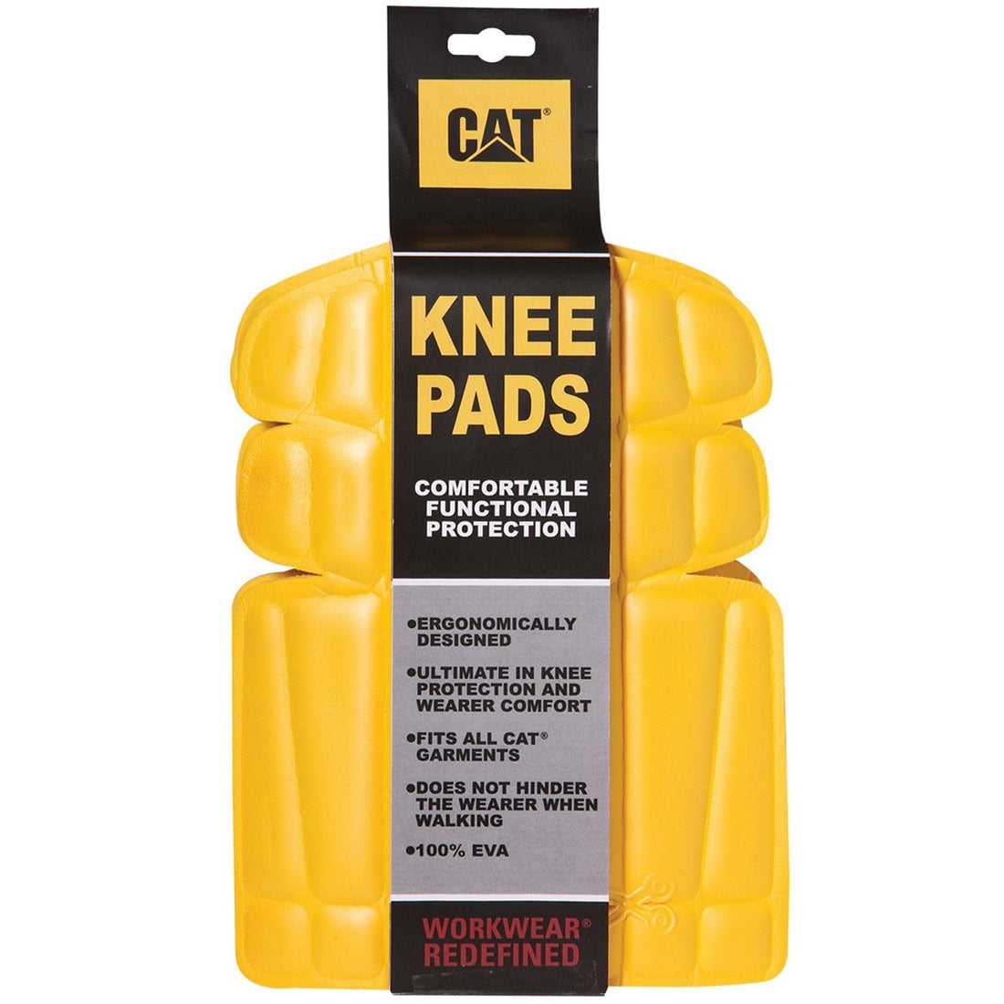 Caterpillar Knee Pads in Yellow 