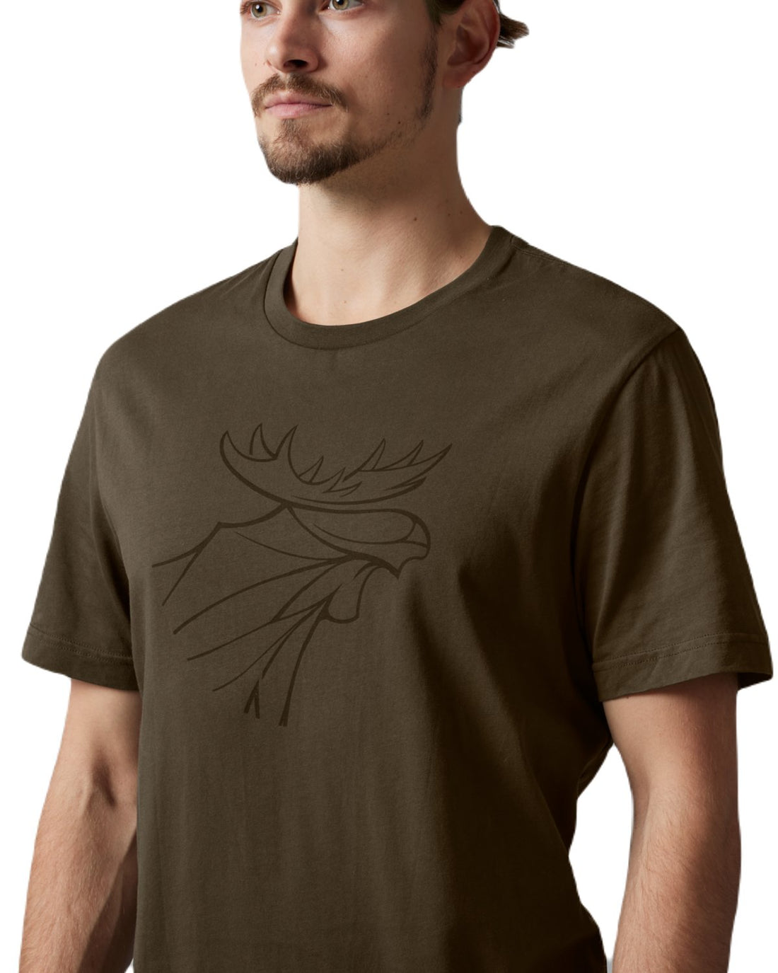 Harkila Graphic T-shirt 2-pack in Grey, Willow Green 