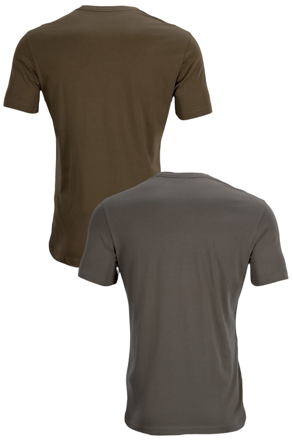 Harkila Graphic T-shirt 2-pack in Grey, Willow Green 
