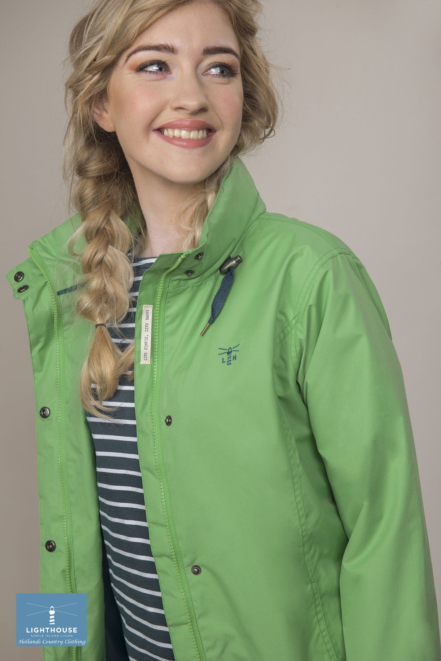 Bright green Lighthouse Beachcomber Waterproof Jacket 