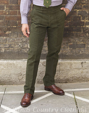 Moleskin Trousers in Olive — C.D. Rigden & Son Country Classics