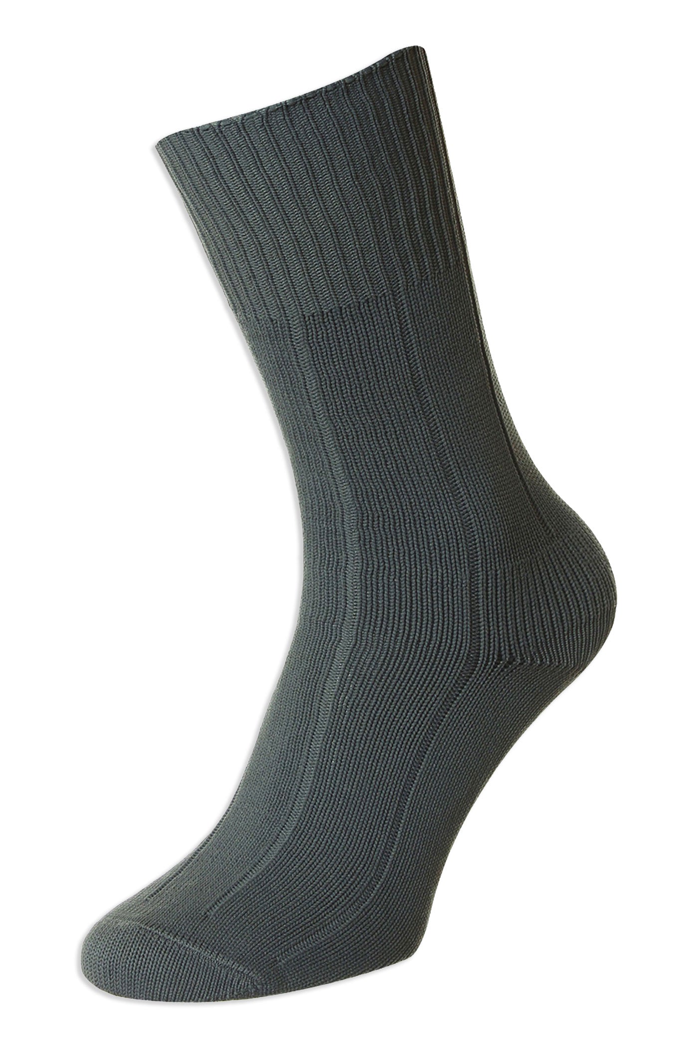 grey work sock HJ Hall Ribbed Pattern Indestructible Sock 