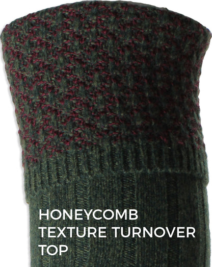 quality shooting socks with honeycomb textured turn over tops 