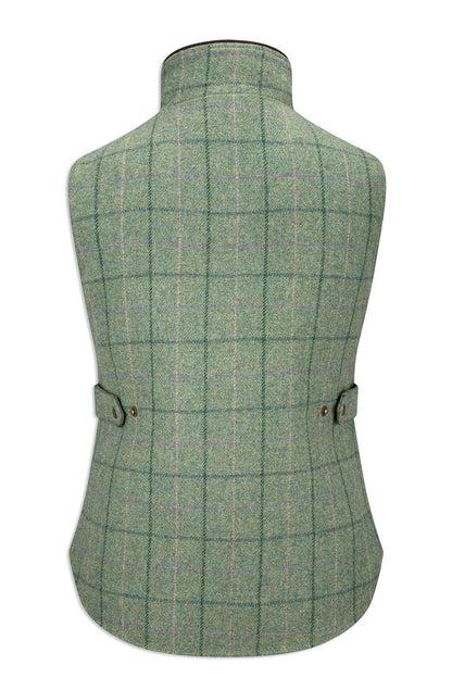 Back Hoggs of Fife Roslin Ladies Technical Tweed Waistcoat