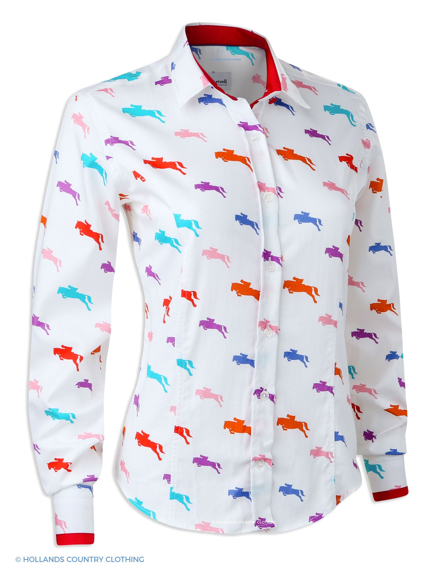 Hartwell Layla Cotton Shirt | Colourful Horses