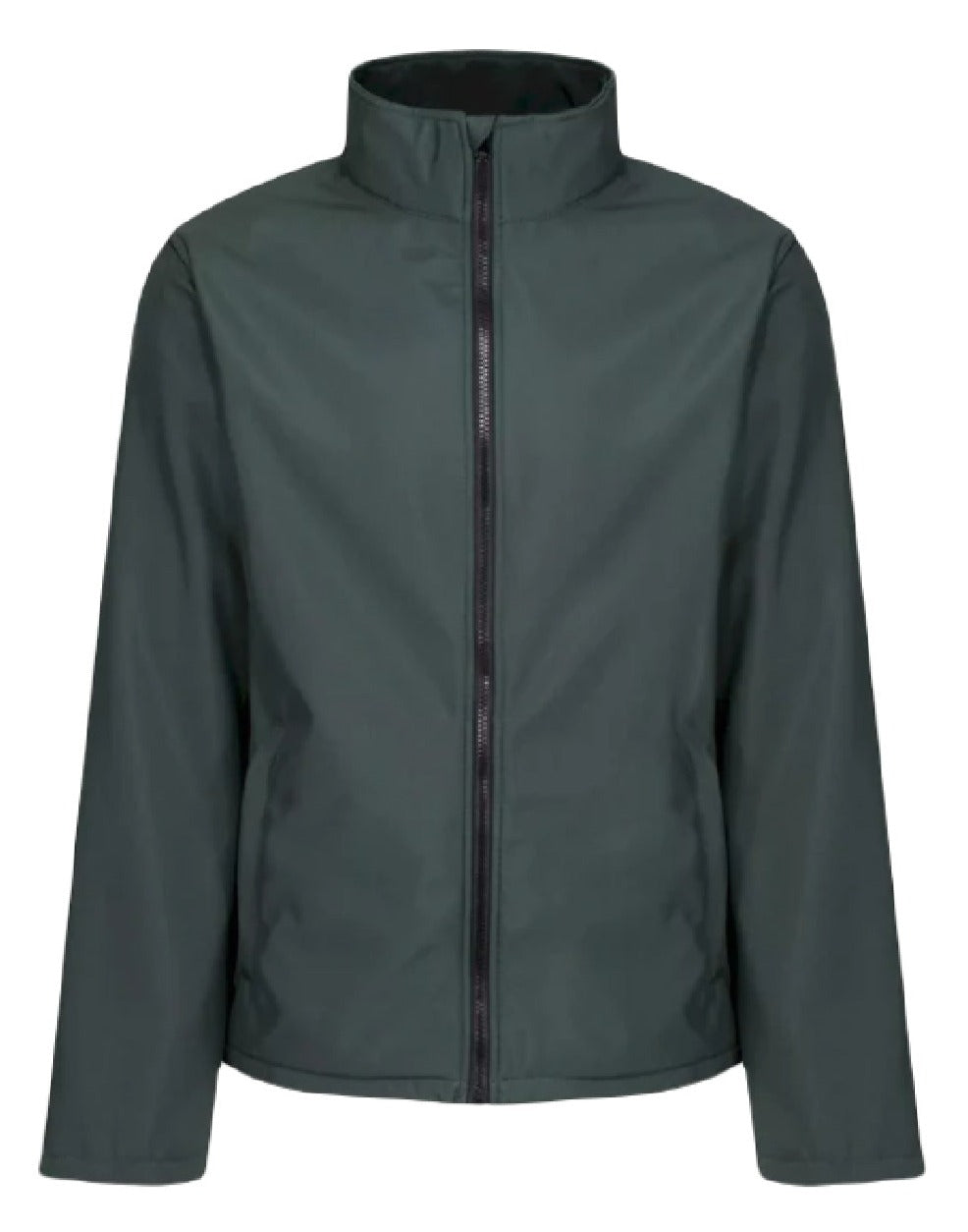 Regatta Mens Ablaze Printable Softshell Jacket in Dark Spruce Black