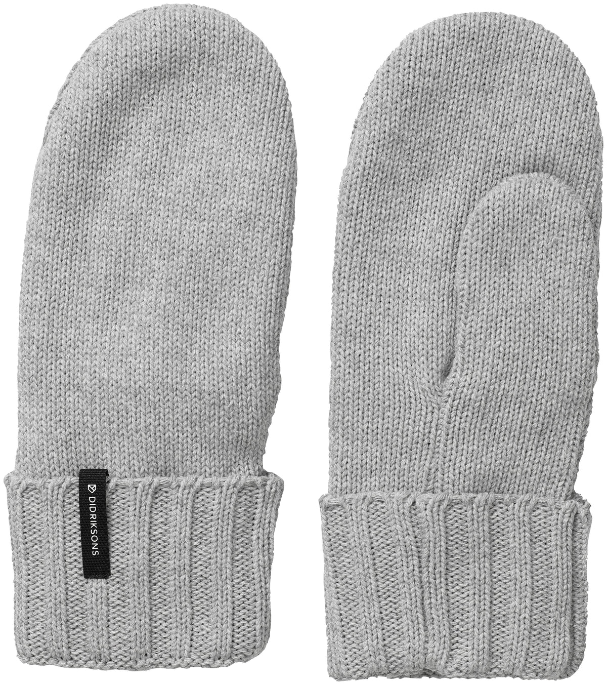 Didriksons Kaj Mittens in Grey Melange 