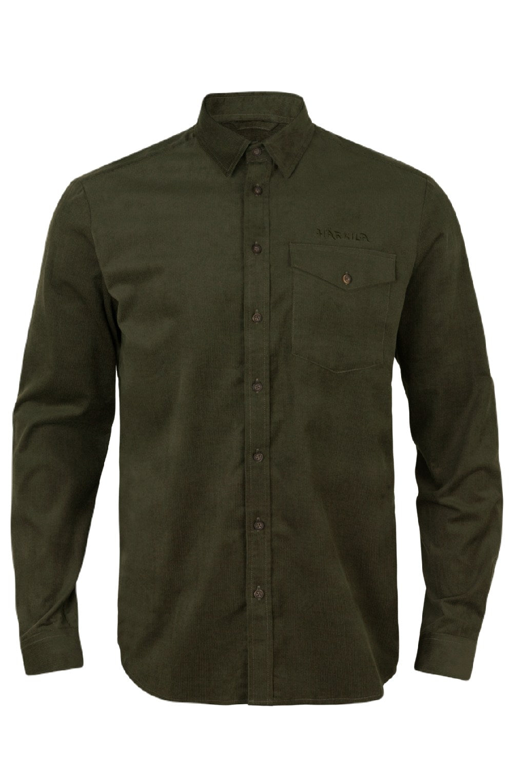 Harkila Kaldfjord Corduroy Shirt in Willow Green