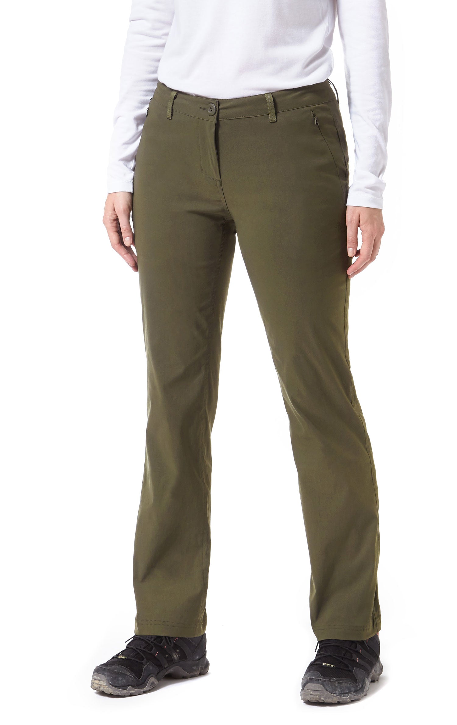 Craghoppers Kiwi Pro II Ladies Trousers in Mid Khaki