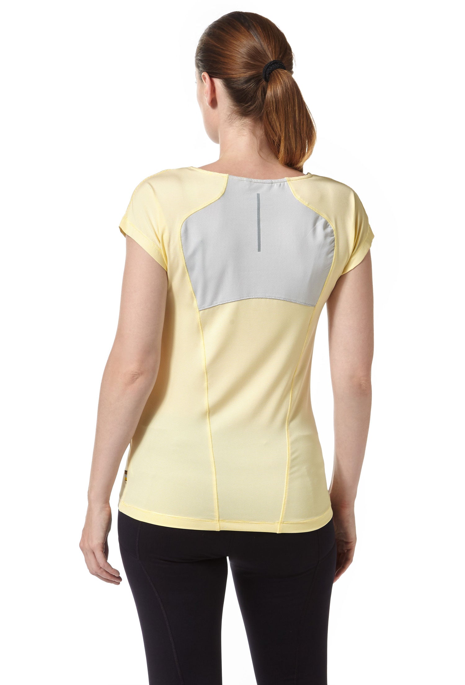 Rear view Craghoppers Fusion T-Shirt Buttercup Yellow