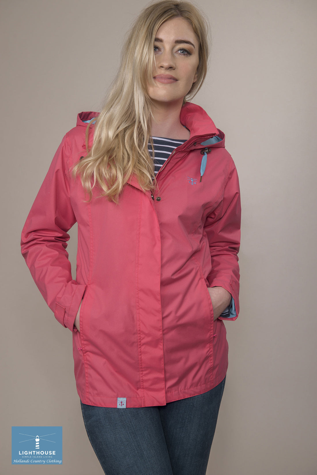 scarlet Lighthouse Beachcomber Waterproof Jacket 