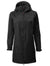 Black Musto Ladies Sardinia Long Rain Jacket #colour_black