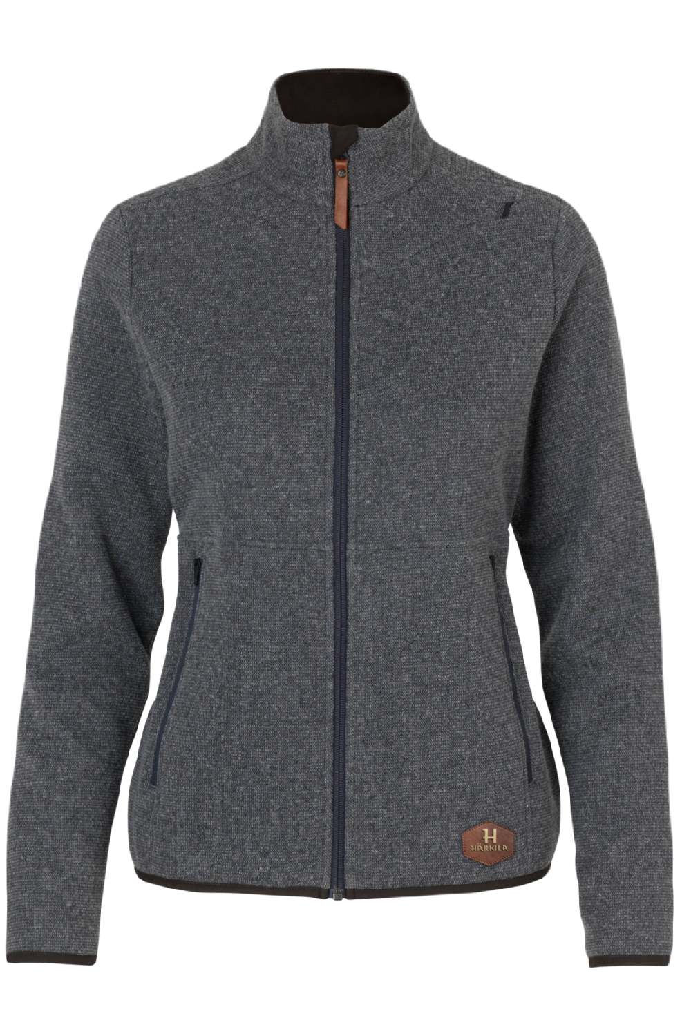 Harkila Womens Metso Full Zip Fleece Jacket in Slate Grey 