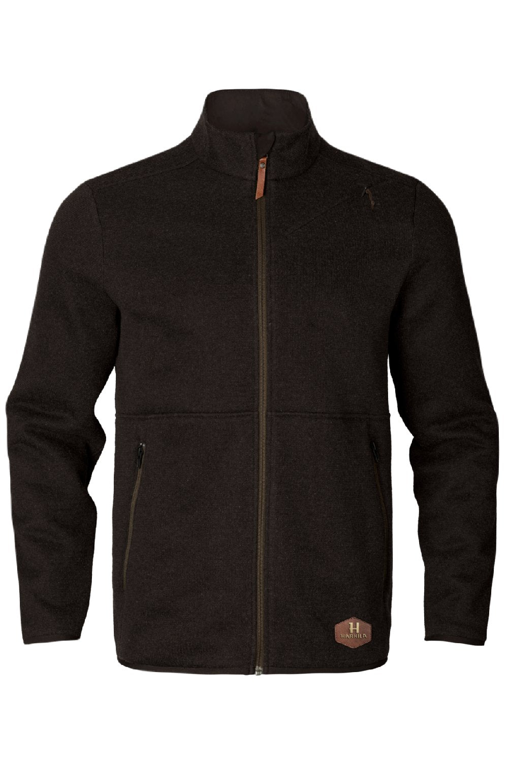 Harkila Metso Full Zip Fleece Jacket in Shadow Brown 