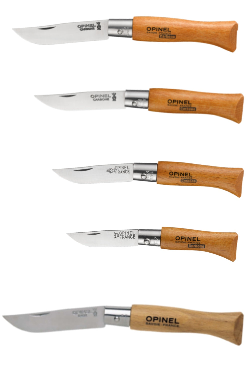 Opinel Classic Originals Non Locking Knife in Carbon, Stainless Steel