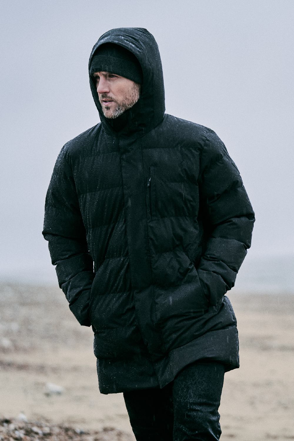 Musto Marina Waterproof Quilted Parka in Black 