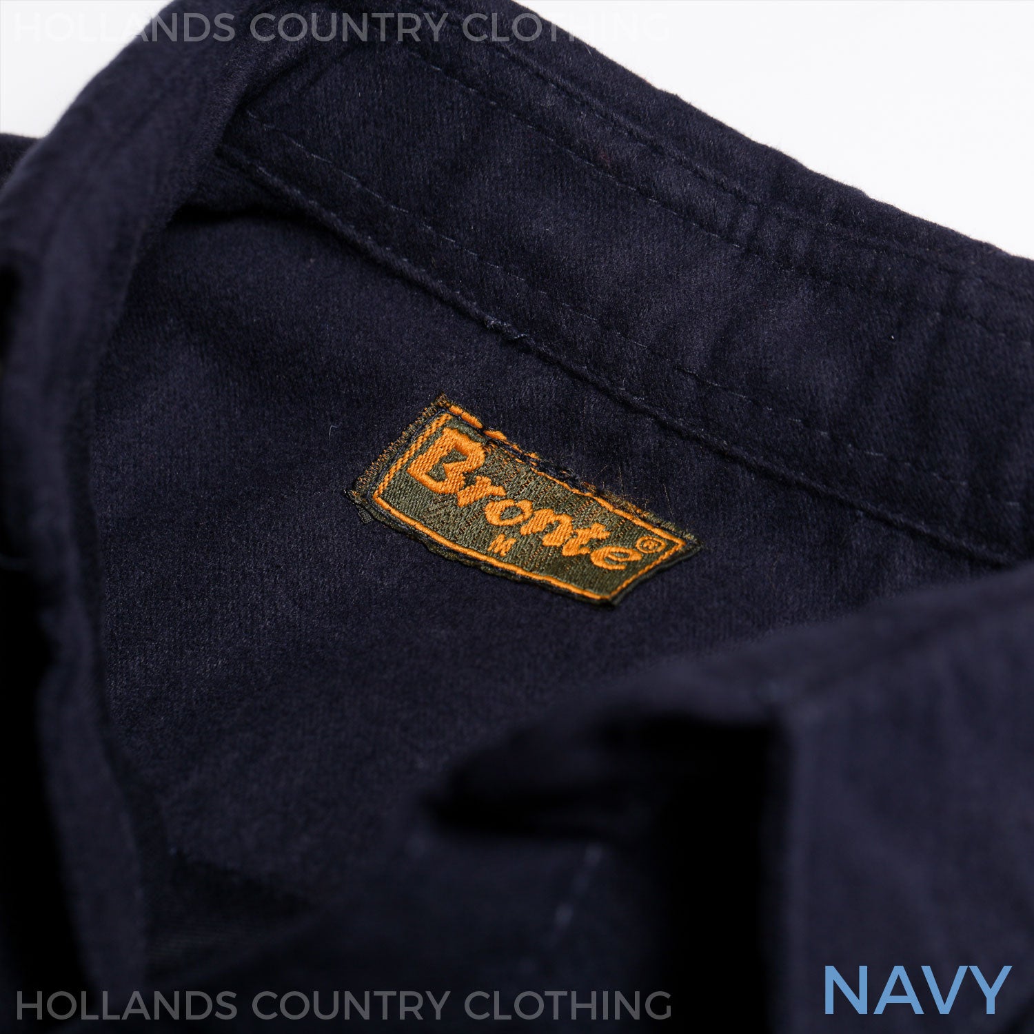 Navy Bronte Moleskin Country Shirt 