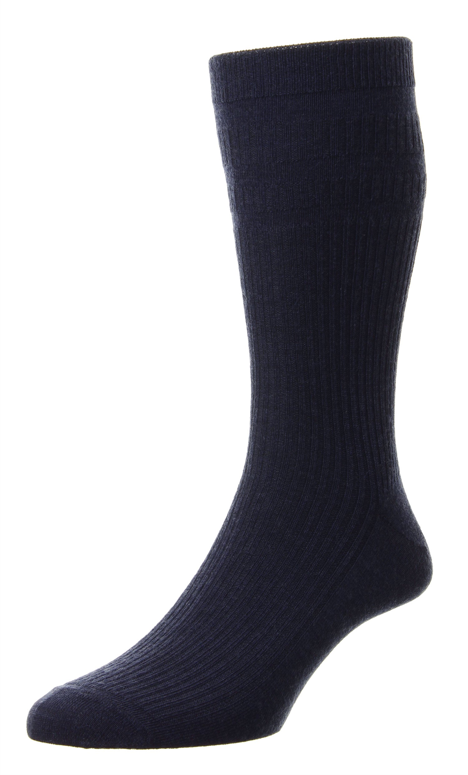 Navy Blue EXTRA WIDE - Softop® Socks Wool Rich 