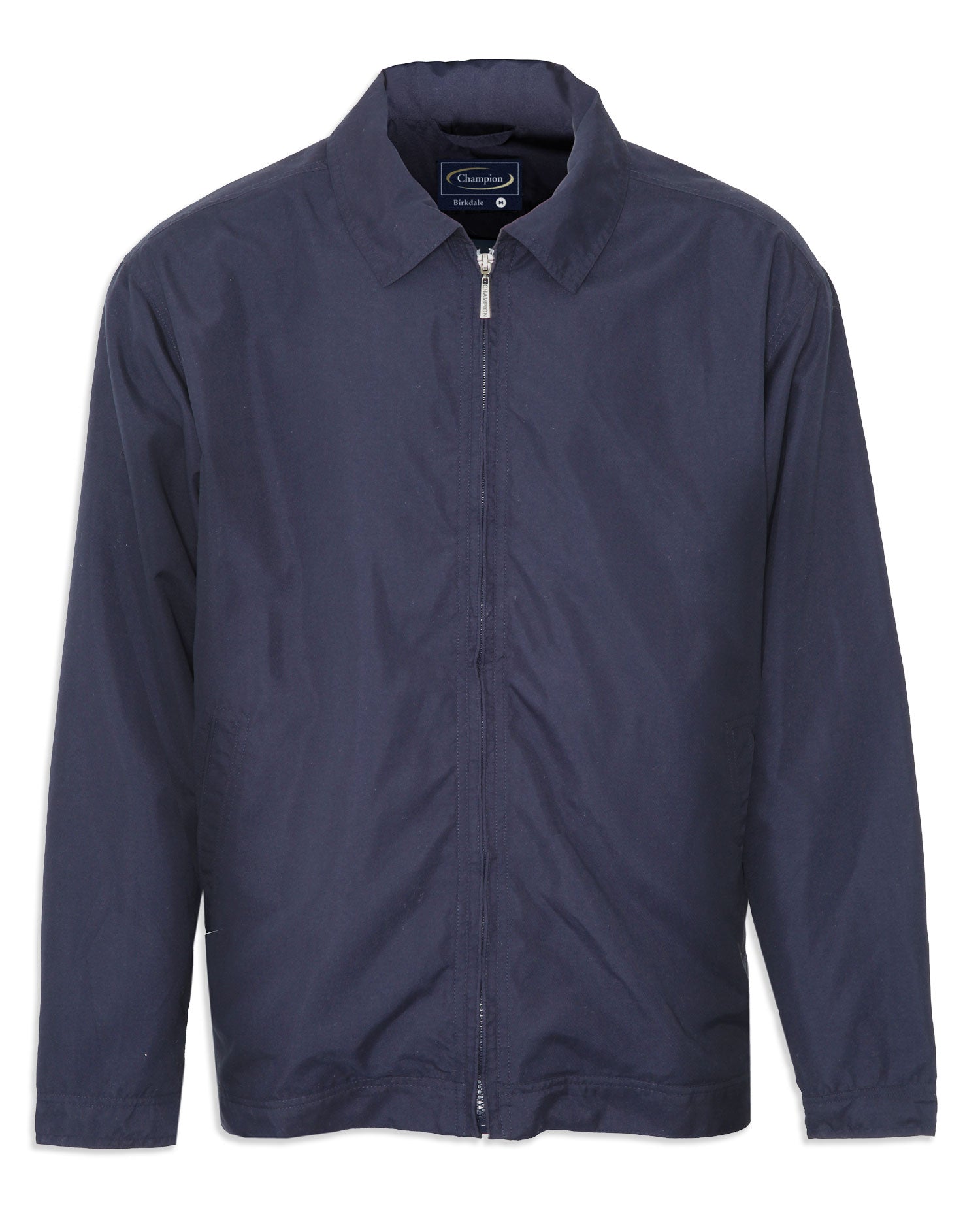 Champion birkdale jacket in navy with zip front,
