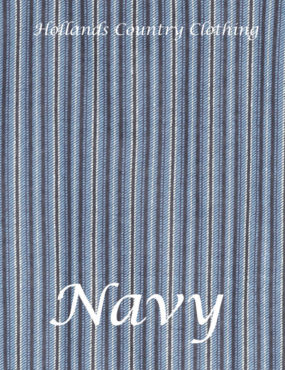 navy cotton stripes