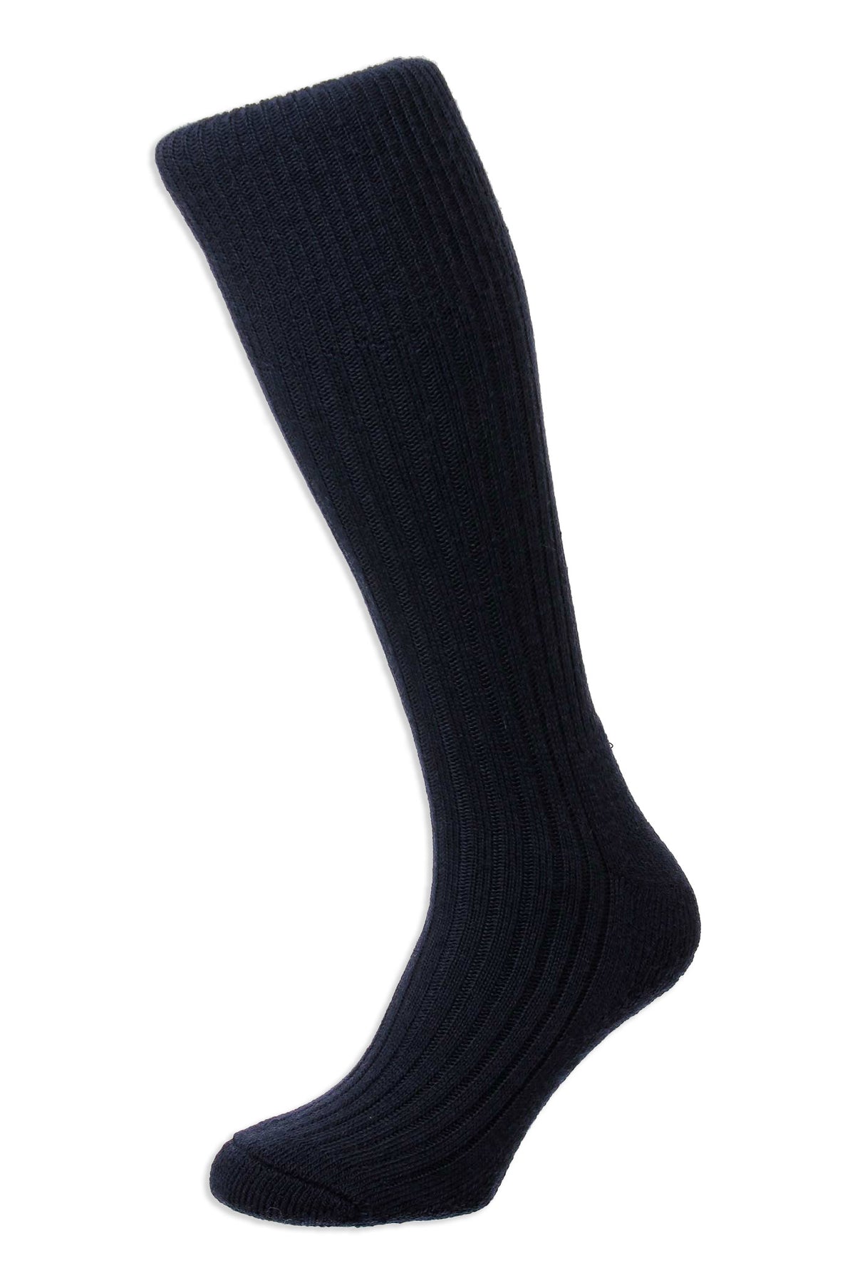 Navy The Original Commando Sock h&amp;J Hall wool  