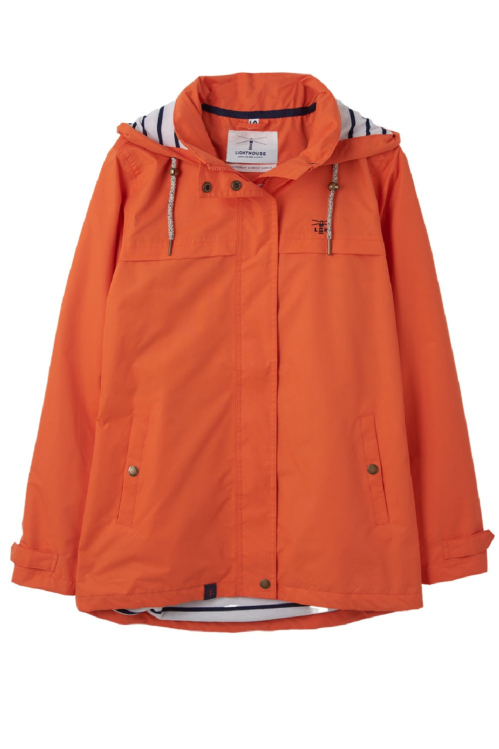 Lighthouse Beachcomber Womens Waterproof Jacket in Orange 