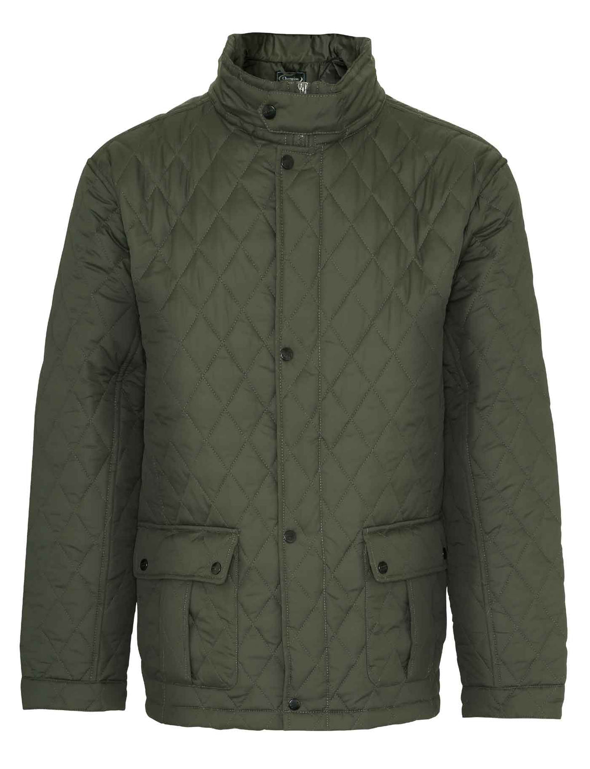 Olive Champion Padstow Diamond Quilted Jacket 