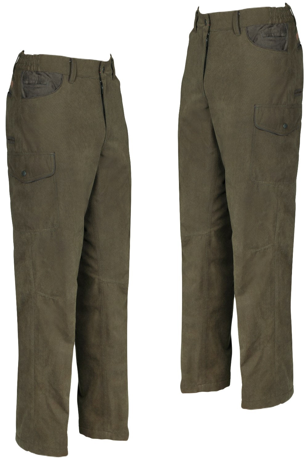 Percussion Rambouillet Original Waterproof Warm Trousers in Khaki